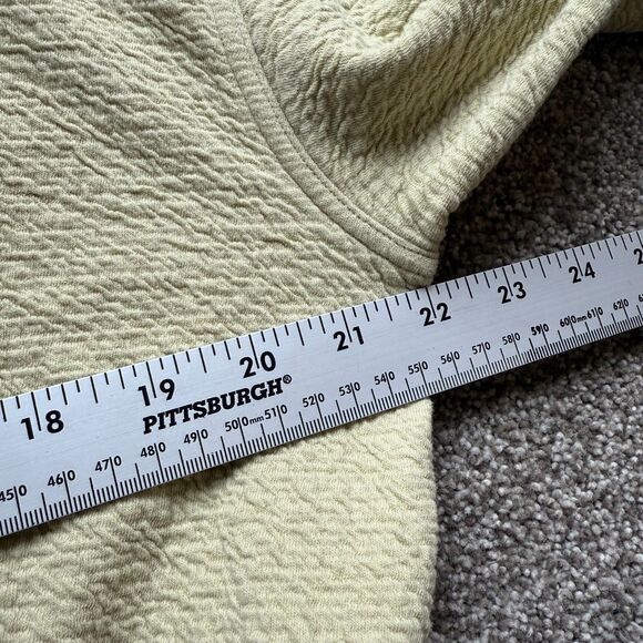 LULULEMON TEXTURED CREWNECK PULLOVER SWEATER DEW GREEN SHIRT WOMENS 12 - Picture 8 of 8